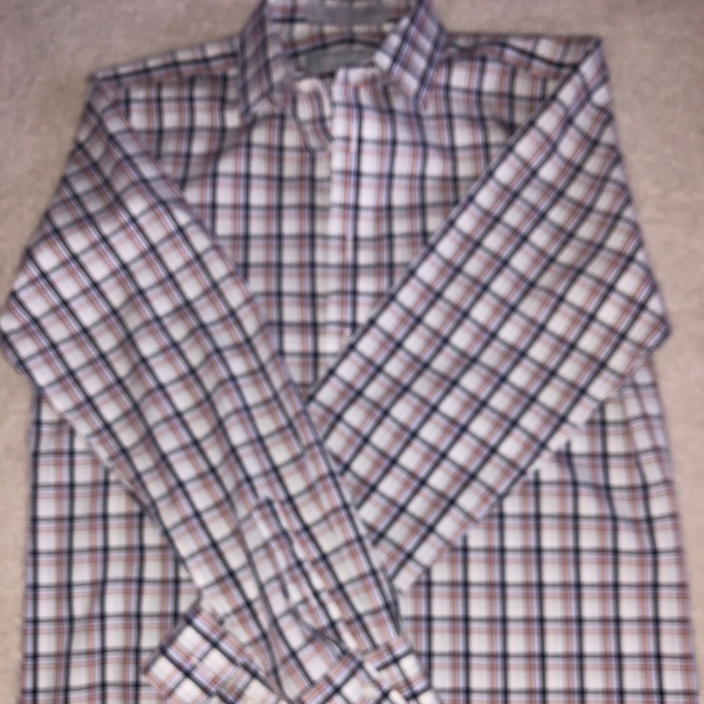 Nordstrom Checkered Poplin Button-up Shirt